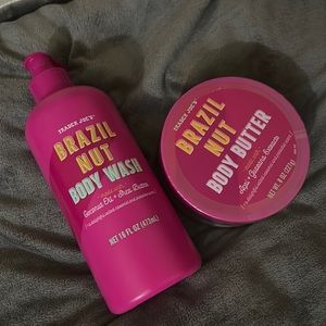Trader Joes Brazil Nut Body Wash and Butter NEW